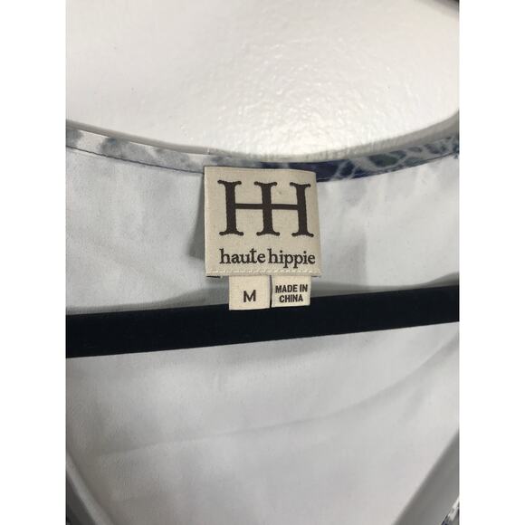 Haute Hippie Women's M Dress Long Sleeve Tassels Lightweight Airy Festival Boho - Picture 2 of 12